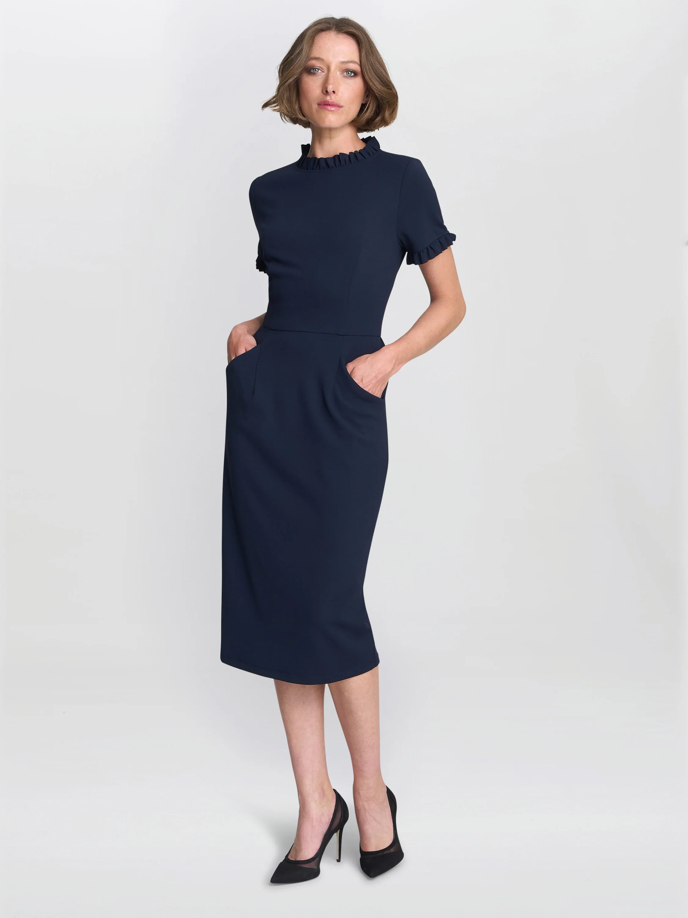 Anita Structured Sheath Dress - Image 3