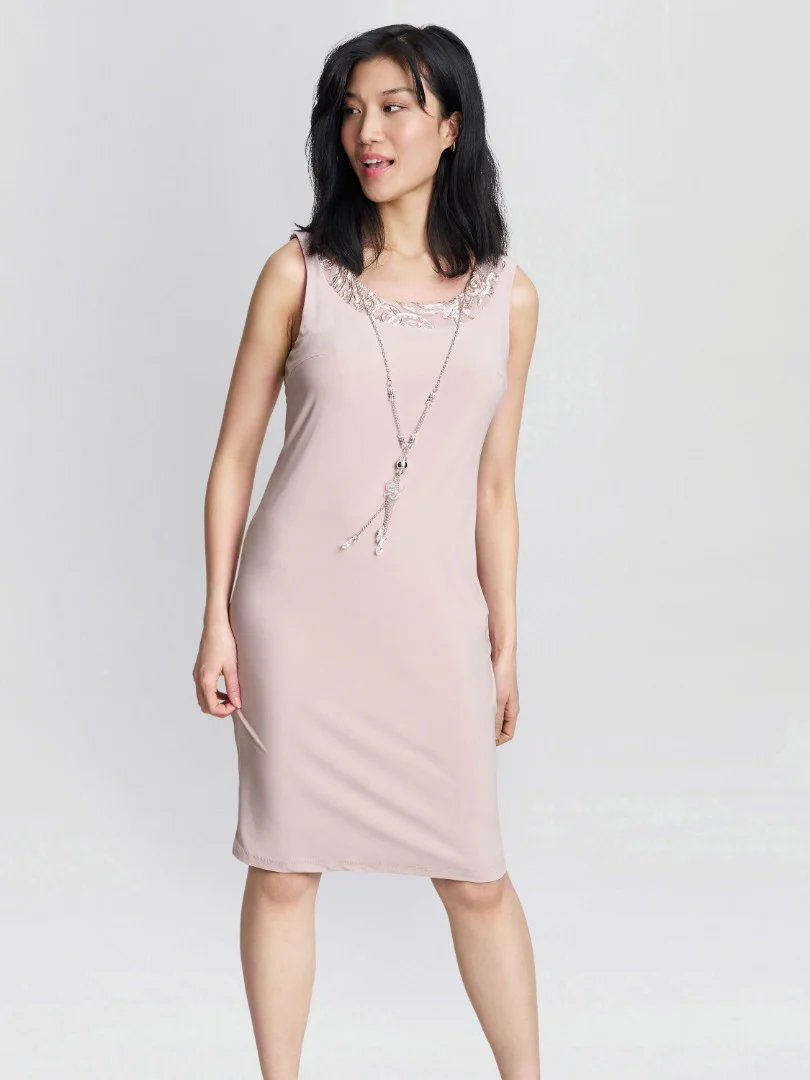 Beverley Soutache Dress And Jacket With Necklace - Image 3