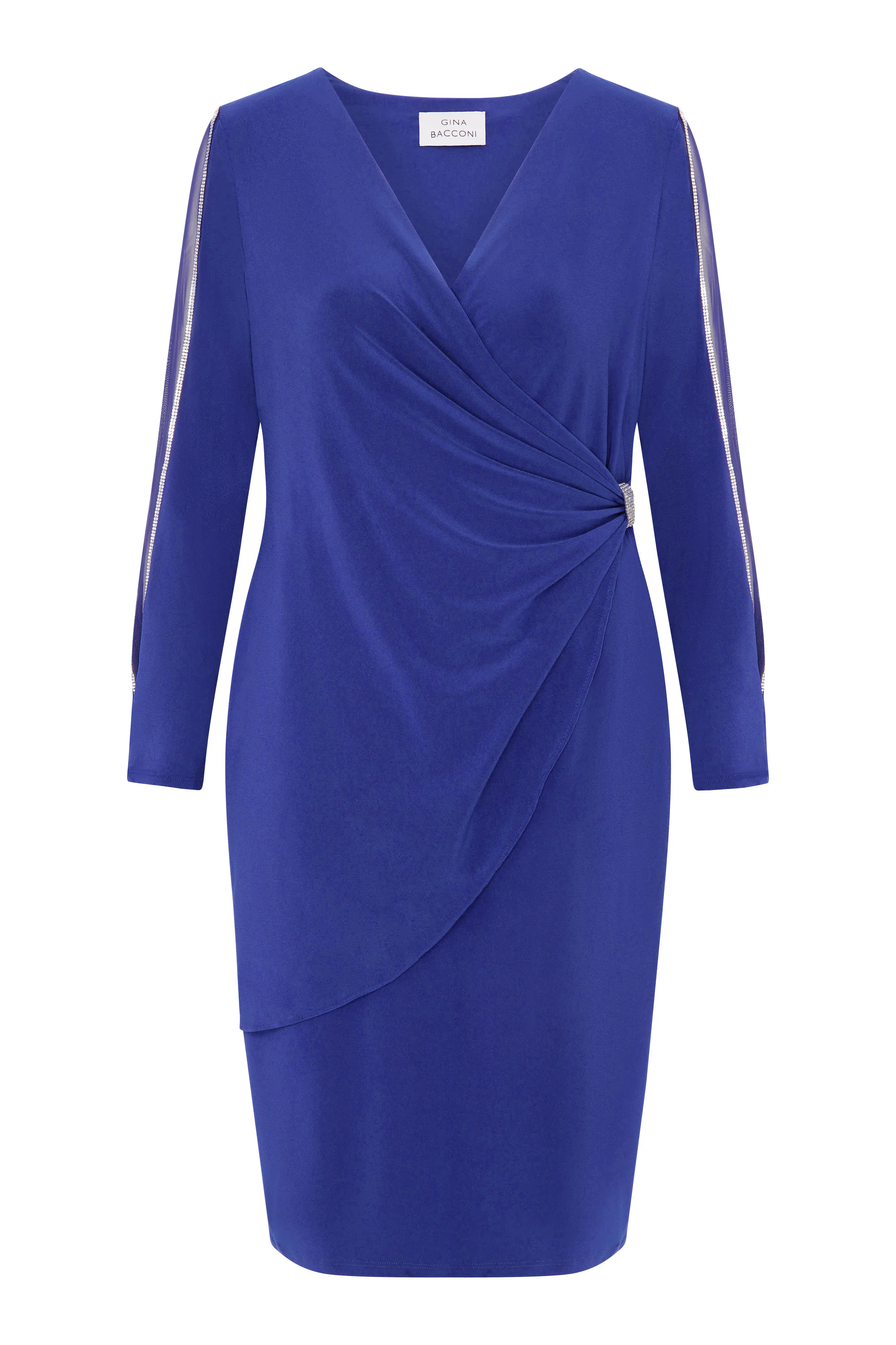 Ceri Jersey Dress With Diamante Detail - Image 6