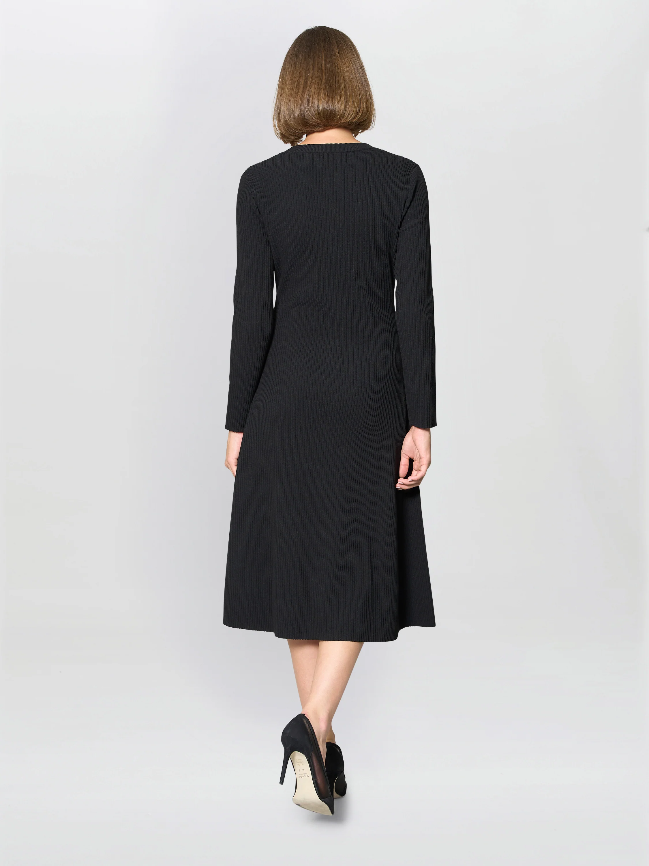 Cher Button Front Knit Midi Dress - Image 4