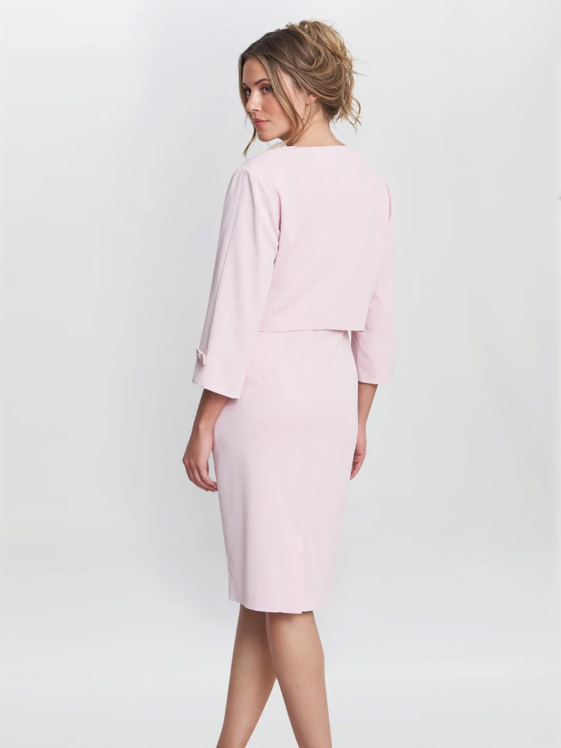 Corinne Crepe Dress And Jacket - Image 3