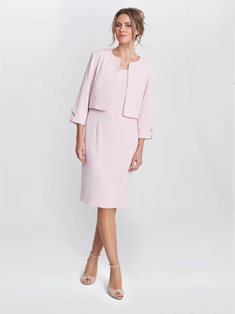 Corinne Crepe Dress And Jacket - Image 5