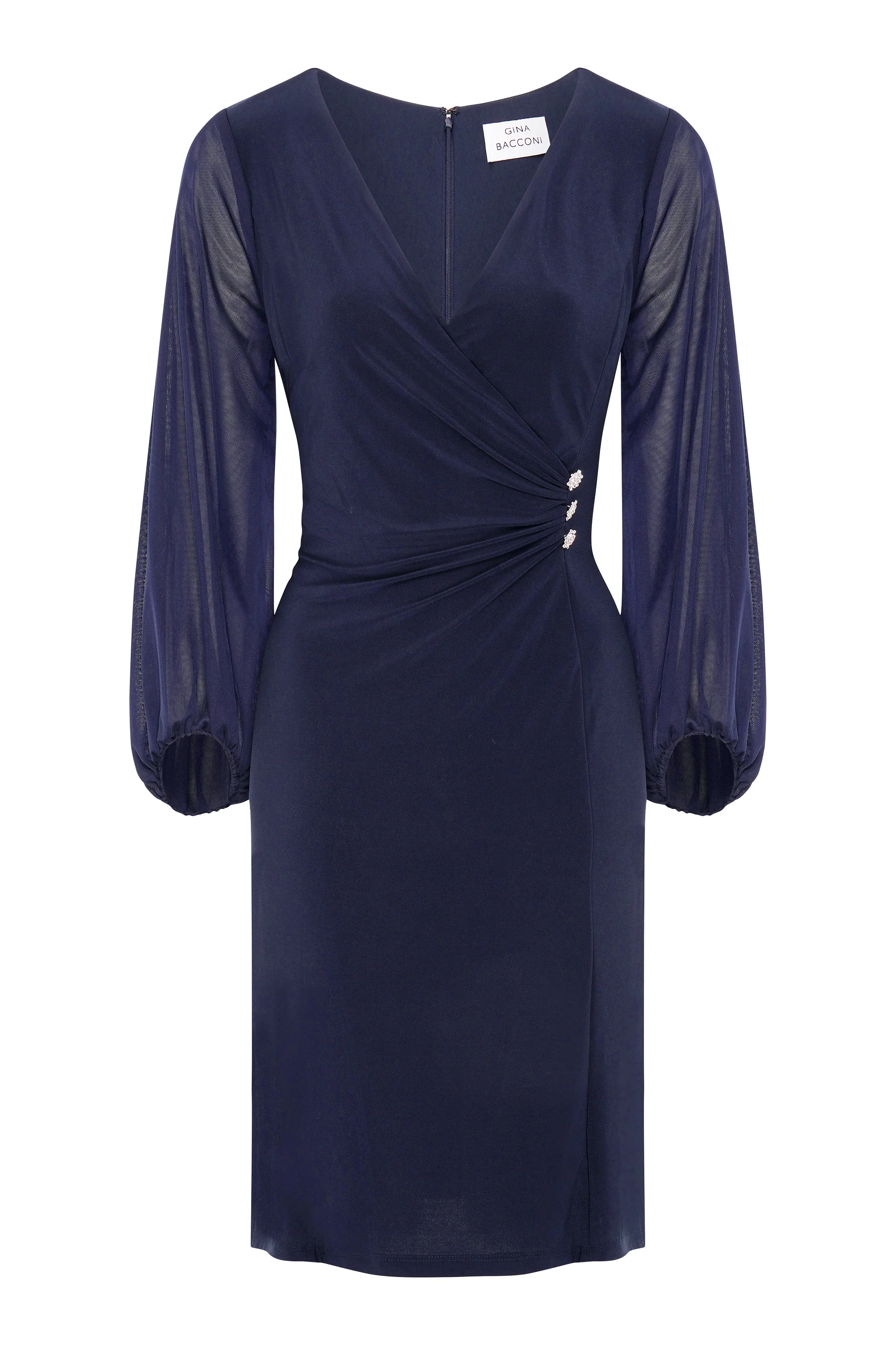 Dee Jersey Wrap With Mesh Sleeves - Image 5