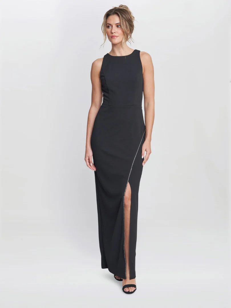 Esmeralda Sleeveless Column Maxi Dress - Image 4