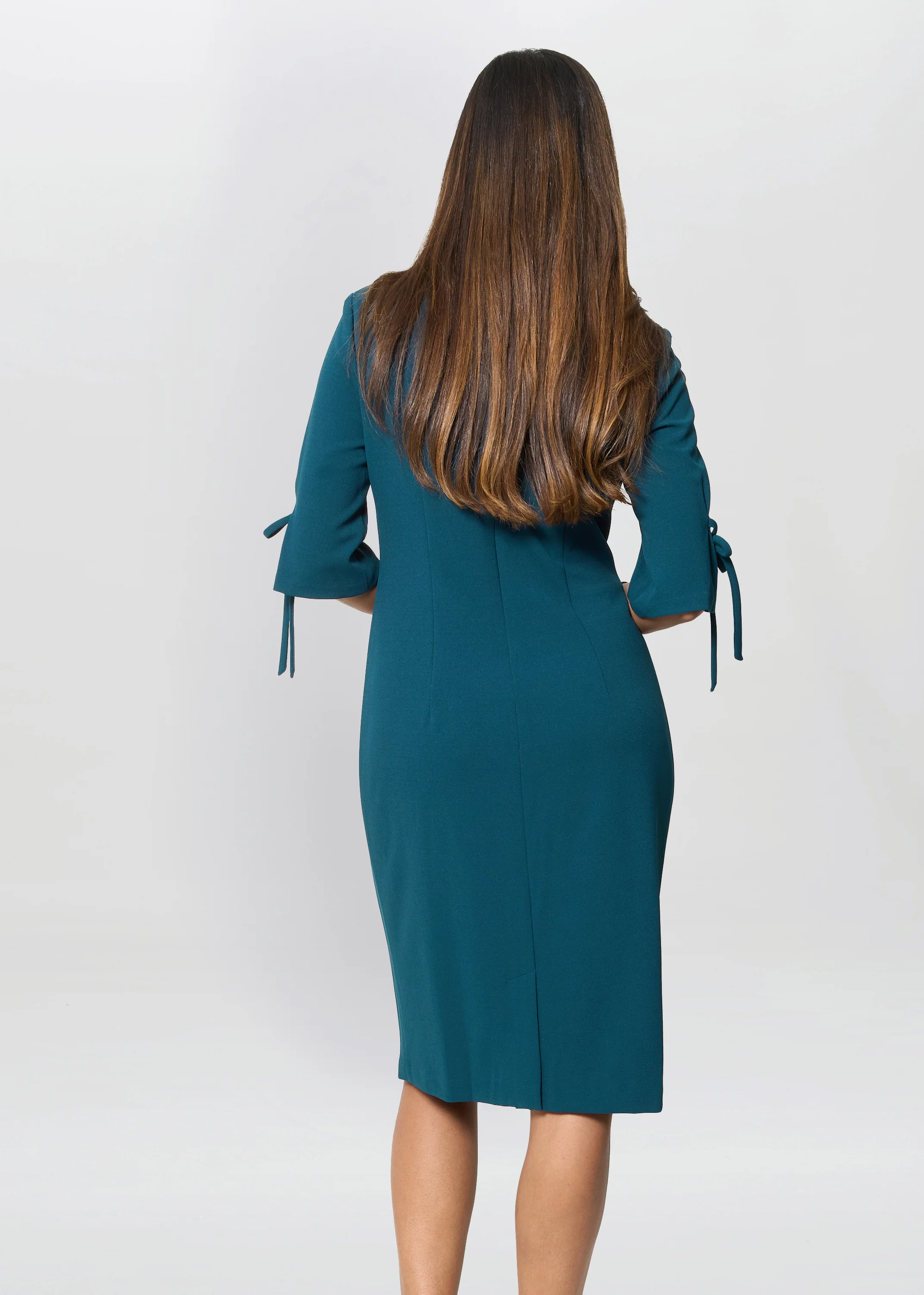 Gilly 3/4 Sleeve Structured Dress - Image 3