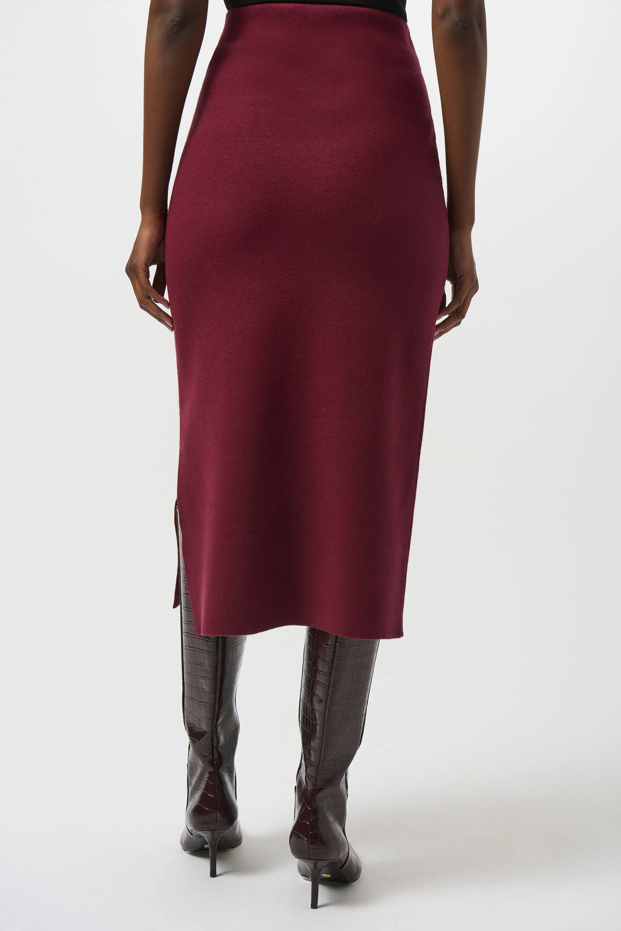 Joseph Ribkoff Sweater Knit Midi Skirt - Image 4