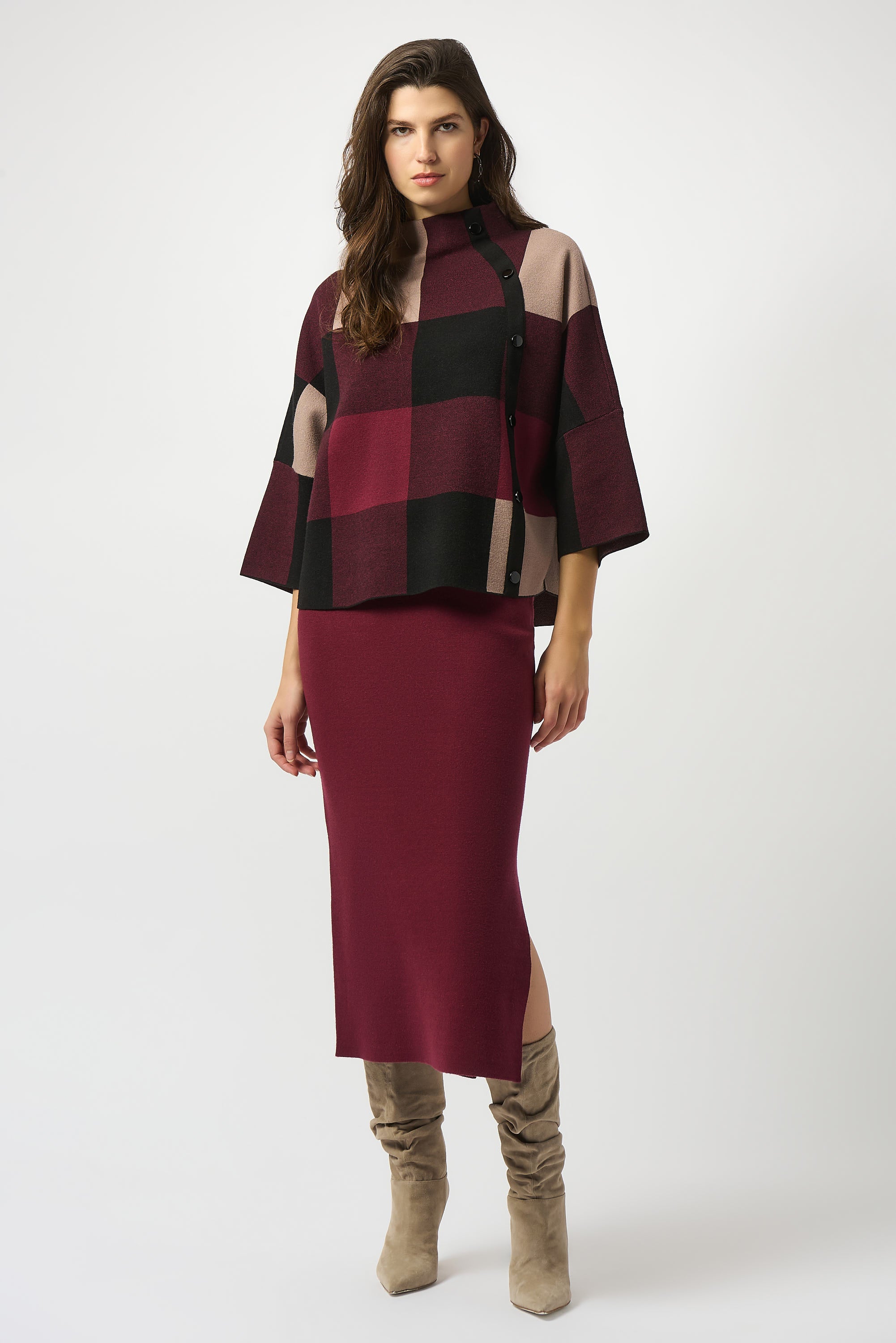 Joseph Ribkoff Sweater Knit Midi Skirt - Image 5