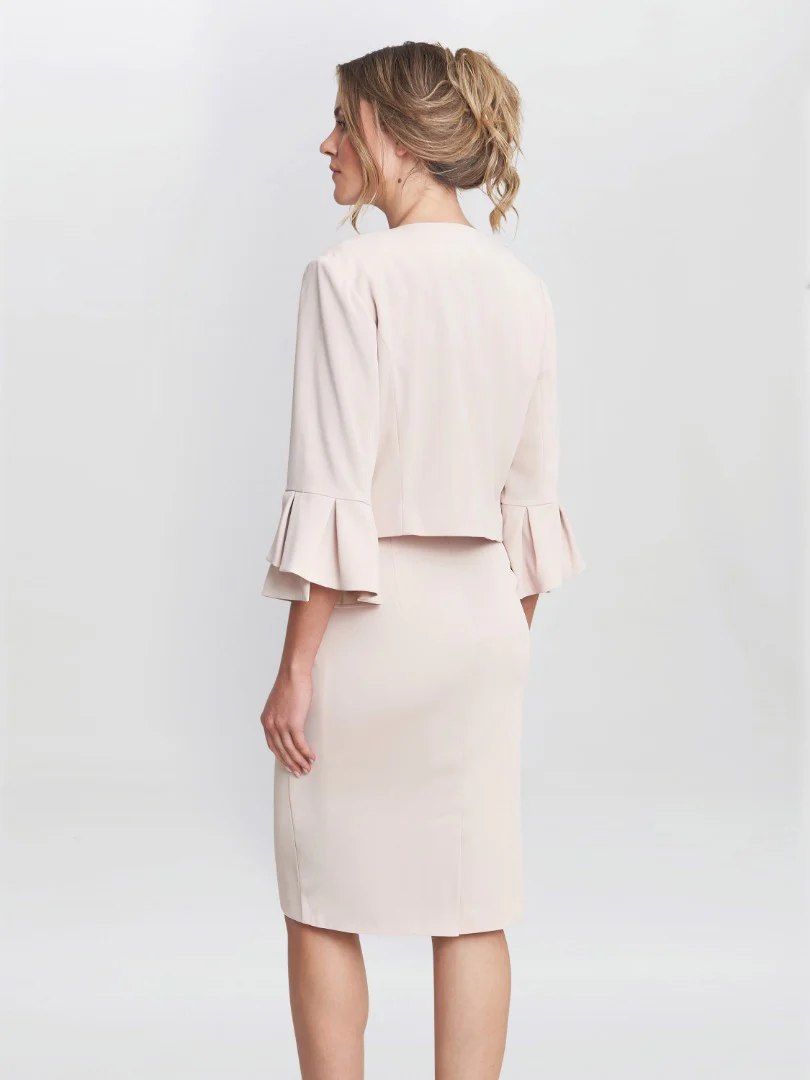 Melissa Crepe Dress And Jacket - Image 3