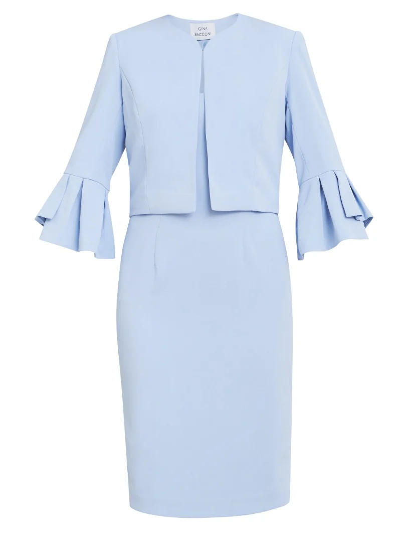 Melissa Crepe Dress And Jacket - Image 7