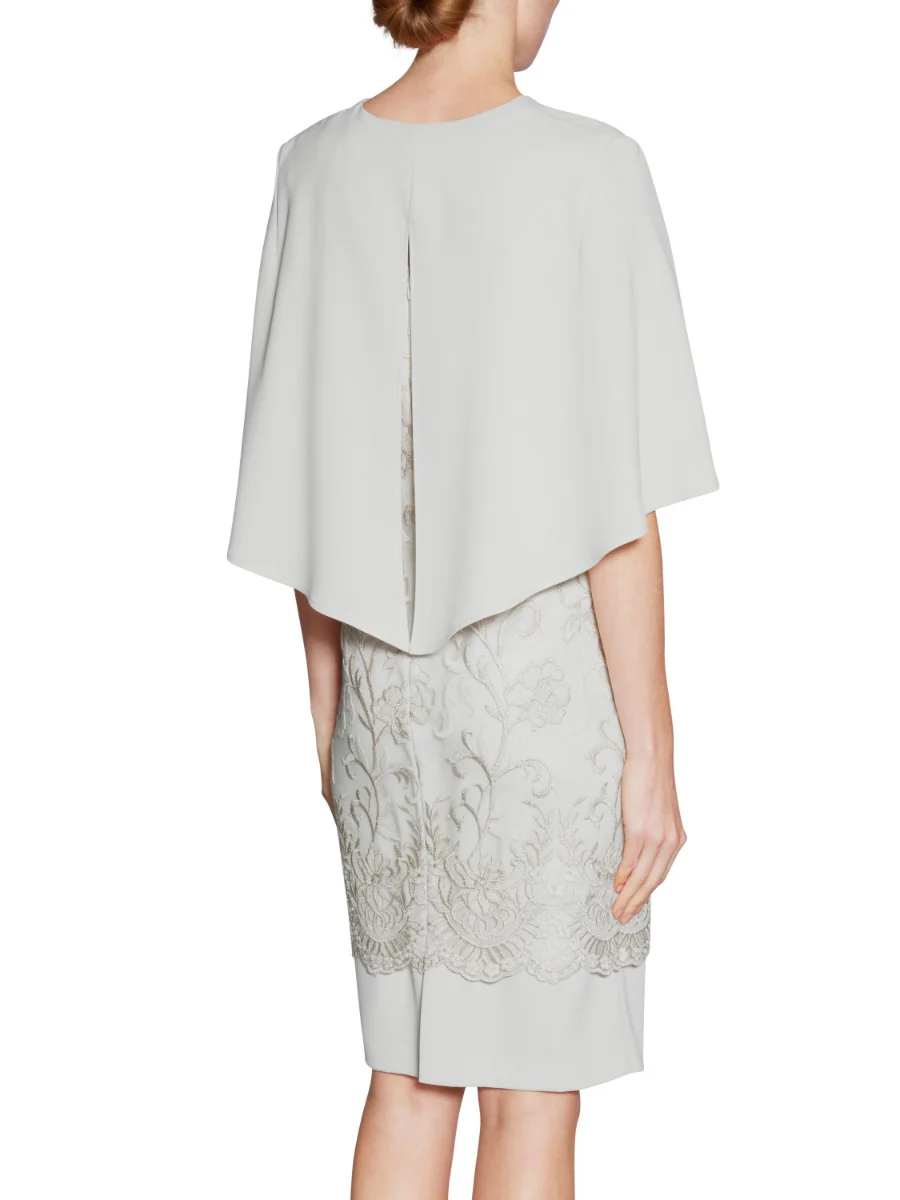 Moss Crepe Cape - Image 3
