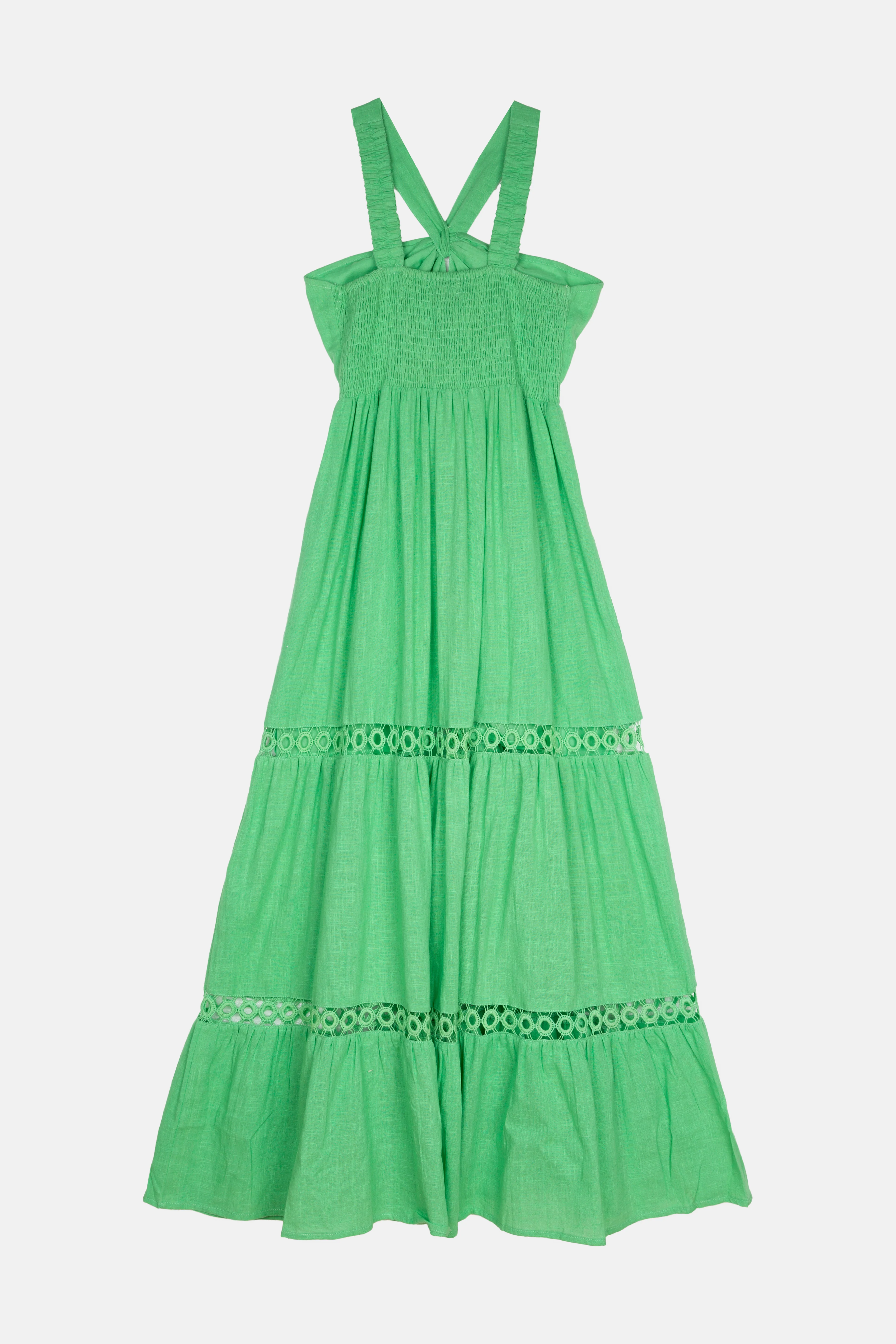 Piti Cuiti Samsara Green Halter Maxi Dress - Image 6