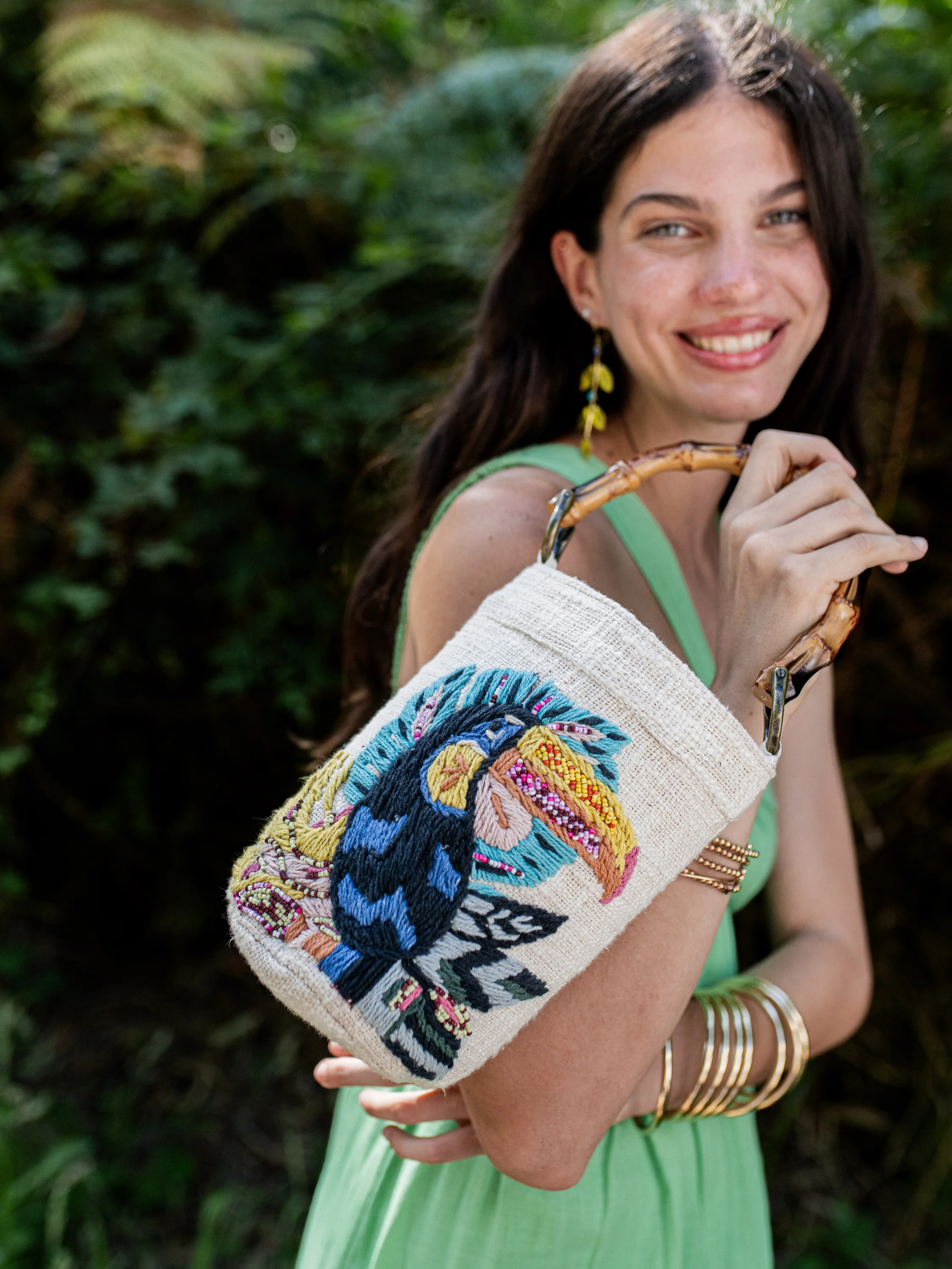 Piti Cuiti Samsara Green Halter Maxi Dress - Image 7