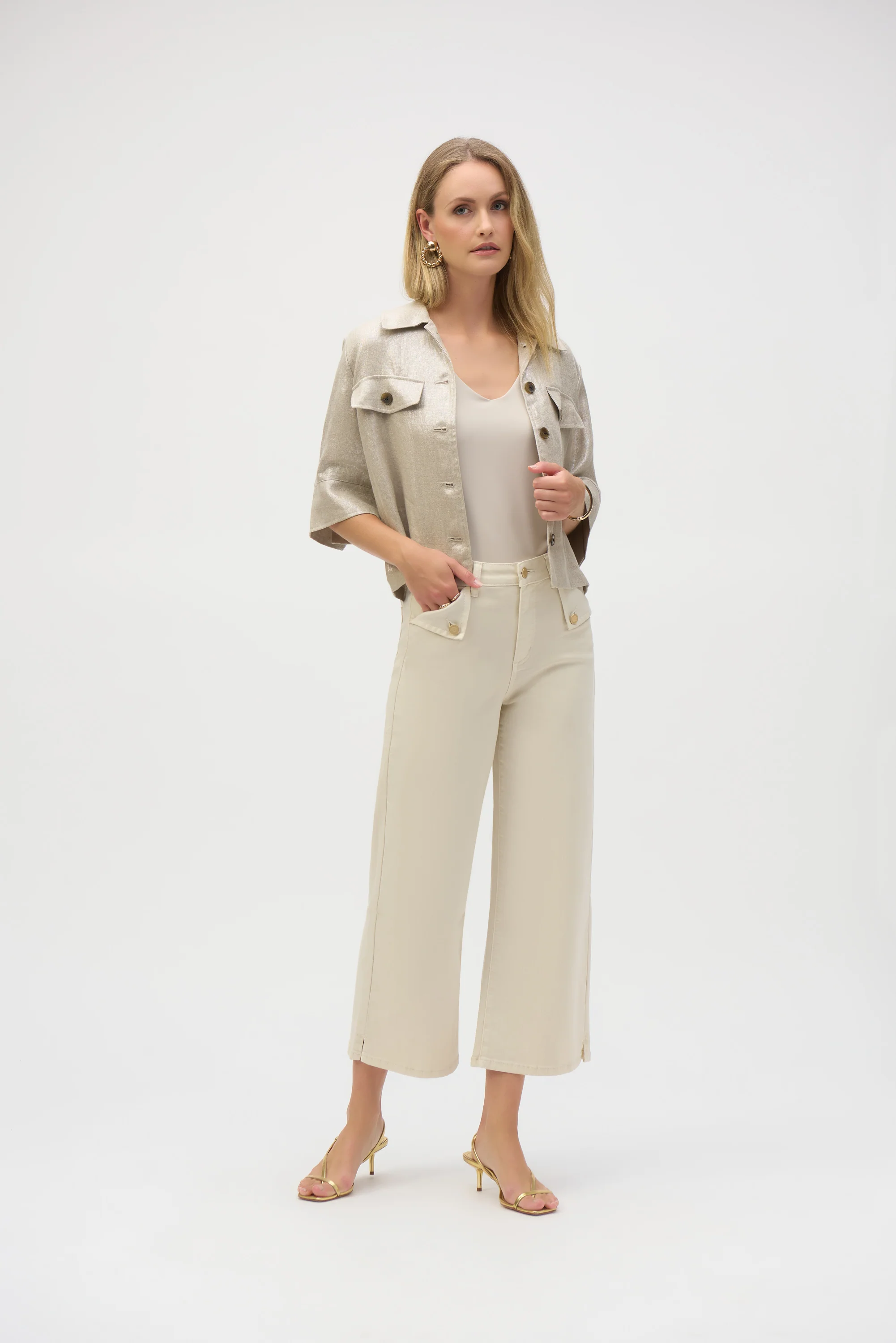 Joseph Ribkoff Stretch Culotte Jeans - Image 6