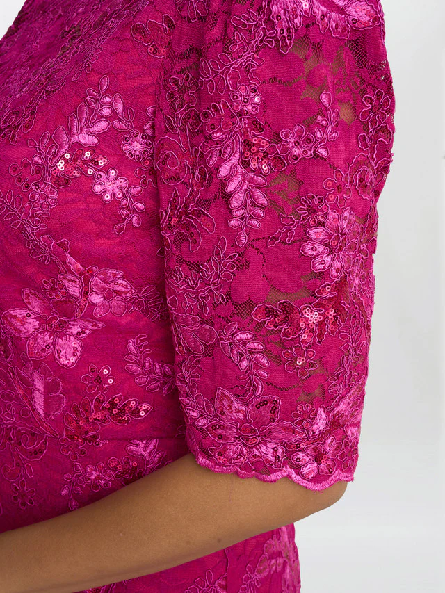 Tammy Embroidered Lace Dress - Image 5